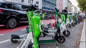 Spitzenplatz für Frankfurt dank E-Scootern