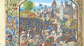 Cruise Missiles mit Lanze und Helm