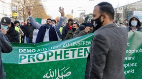 Demo gegen Beleidigung des Propheten Mohammed
