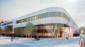 Fünf Becken im Obergeschoss