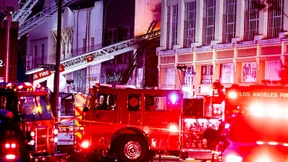 Brand und Explosion in Los Angeles