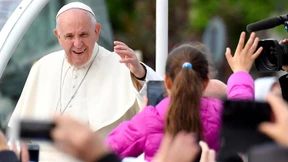 Papst Franziskus in den Karpaten