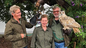 Adler und Uhu aus Sibirien