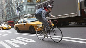 Straßenkrieger in Manhattan