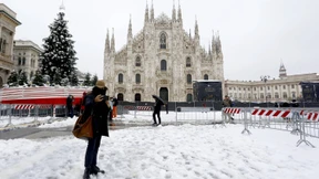 Wintereinbruch in Mailand
