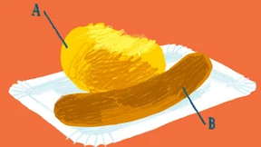 Ein Biss in die Brotwurscht und dann ins Bürli