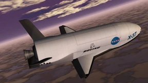 Unbemanntes Militär-Raumschiff gelandet