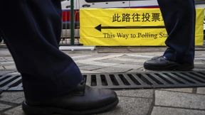 Historisch niedrige Wahlbeteiligung in Hongkong