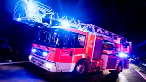 Großeinsatz der Feuerwehr am Bahnhof Bischofsheim