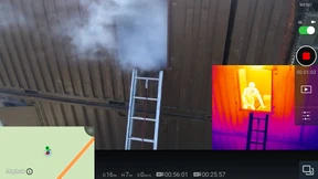 Drohne mit Wärmebildkamera