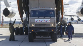 Russland schickt Italien Hilfe