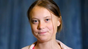 Greta Thunberg demonstriert vor Weltwirtschaftsforum