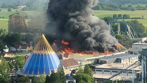 Großbrand im Europapark
