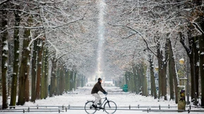 Berlin zeigt sich winterlich