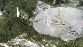 900 Tonnen schweres Radioteleskop eingestürzt