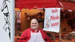 Aufs Pferd umgestiegen