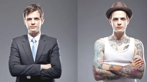 Außentermin-Sakko und Büro-Beanie