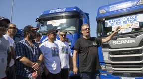 Lkw-Fahrer treten in Hungerstreik