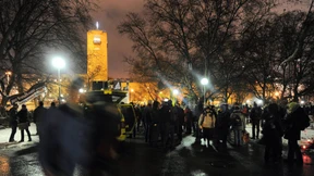 Polizei räumt Schlossgarten
