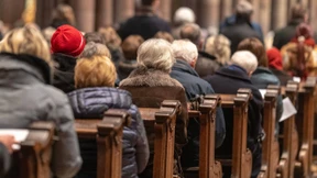 Nur mit Eintrittskarte in den Gottesdienst