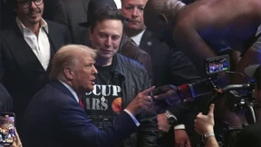 Trump und Musk lassen sich von Kampfsportfans feiern