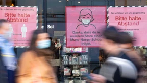 Einkaufslaune vor dem Ausgangsverbot in München