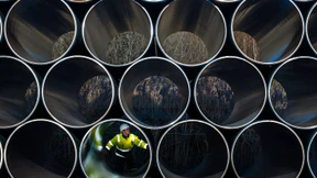 Letztes Rohr der Pipeline Nord Stream 2 verschweißt