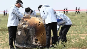 Gestein der erdabgewandten Seite des Mondes