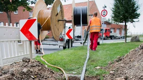 Glasfaser und Straßen im Portfolio