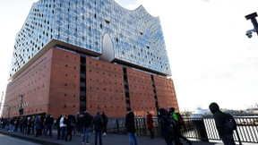 Impfaktion in der Elbphilharmonie