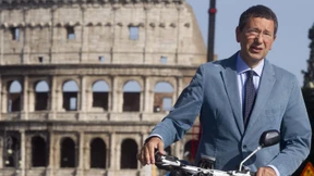 Das Fußgängerforum von Rom