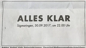 Polizei soll Erpresser per Zeitungsannonce geantwortet haben