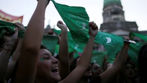 Frauen demonstrieren für Recht auf Abtreibung