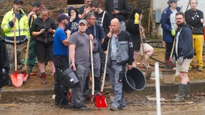 Mit der Schippe in der Hand