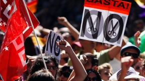 Spanier protestieren gegen Sparpolitik
