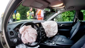 Im Airbag ist noch jede Menge Luft