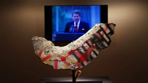 Er war sauer auf die Mauer