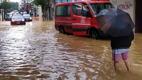 Land unter in Griechenland