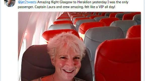 Eine Boeing 737 ganz für sich allein