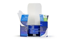 Die Cremedose auf dem Schummel-Podest