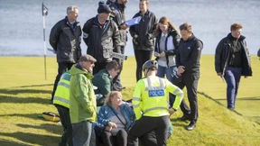 Abermals Zuschauerin von Golfball getroffen