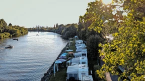 Urlaub zwischen Fluss und Bundesstraße