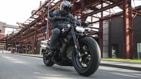 Harley macht den Breiten