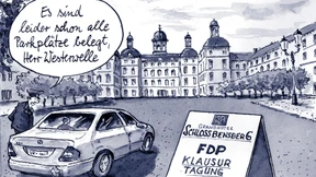 Streichholz und Benzinkanister