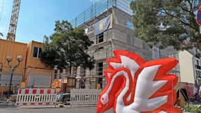 Zwangspause am Kanaltorplatz in Hanau