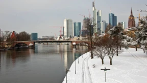 Hessen in Weiß: Schneerekord in Frankfurt