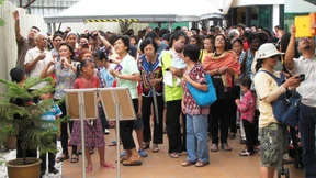 Die Muttergottes auf der Scheibe