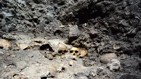 Azteken-Ruine mit menschlichen Schädeln entdeckt