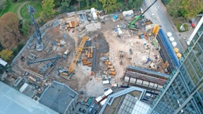 Als Modell steht der Central Business Tower schon