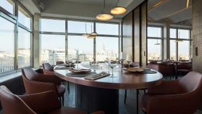 Prickelndes Gemüse, flüssig im Glas serviert